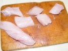 Fondüzés - A csirkemellcsíkokat 5 darabra vágd!