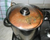 Paradicsomos zöldbableves - Ha forr a leves, húzd félre a fedőt!