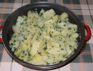 Petrezselymes krumpli - kész