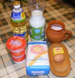 Lángos - A tészta hozzávalói