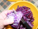 Párolt vöröskáposzta - Mindig más irányból vágd!