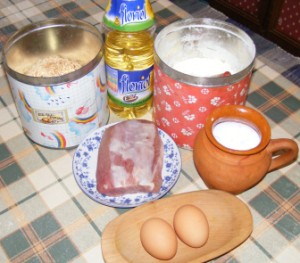 Rántott hús - Hozzávalók