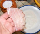 Rántott hús - A hús egyik felét a tenyeremen sózom meg!