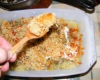 Gombás rakott káposzta - A rizs felét rendezd a káposztára !