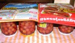 Cseresznyebefőtt - Egy sor papír jön az üvegekre a bugyola előtt!