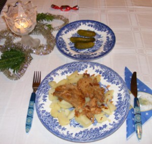 Fokhagymás hús