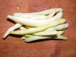 Párolt zöldbab - Végy egy kis marék zöldbabot, ezt fogod majd felvágni 2 cm-es darabokra!