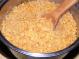 Tarhonya - Kész, lábosban