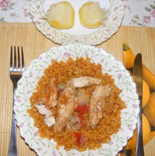 Tarhonya - Kész, tányérban 2.