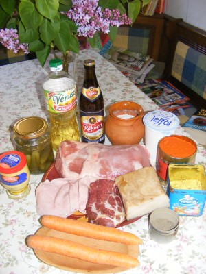Sör-rolád - Hozzávalók