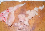 Csirkemelles töltelék - Kockázd fel a csirkemellcsíkot!