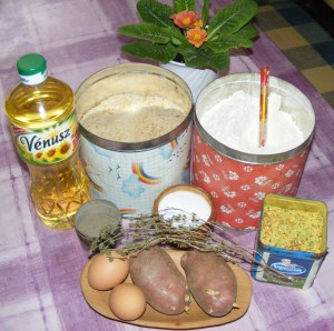 Rántott krumpli - Hozzávalók