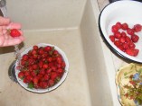 Epres krémtúró muffinformában - Mosd meg az epret!