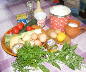Quiche - Hozzávalók