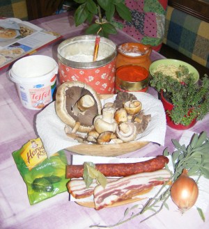 Bakonyi betyárleves - Hozzávalók