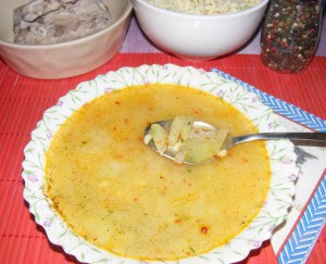 Karalábéleves