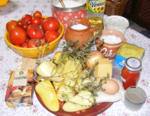 Töltött paprika hús nélkül - Hozzávalók