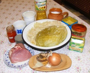 Töltött káposzta - Hozzávalók