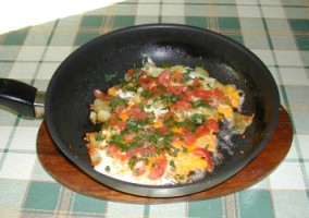 Krupapeto - Kész, teflonban.