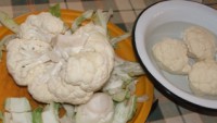 Rakott karfiol - rózsák