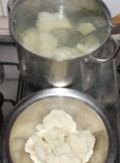 Rakott karfiol - vedd ki a vízből egy tálba