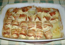 Mexikói tüzes húsgombócok - 30 perc sütés után szép pirosak a gombócok!