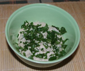 Gombakrém - kész