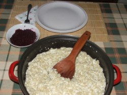 Sztrapacska - A sztrapacska tálalva