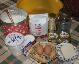 Szezámos - Hozzávalók