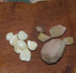 Zöldséges tofu - Készítsd elő a gyömbért és a fokhagymát!