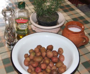 Rozmaringos újkrumpli - Hozzávalók