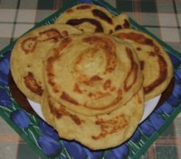 Rongyos lángos - Kész, tányéron