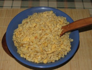 Tojásos nokedli - Kész, tálban